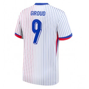 Frankrike Olivier Giroud #9 Bortatröja EM 2024 Kortärmad